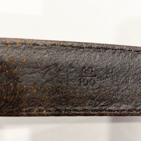 Greg Norman Mens golf belt Genuine leather with shark conchos Sz‎ 40 Brown - Picture 4 of 9